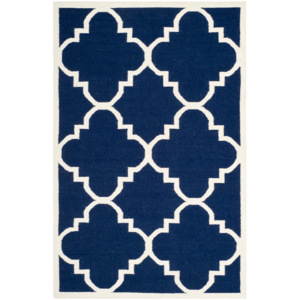 Niebieski dywan wełniany Safavieh Alameda, 152x243 cm
