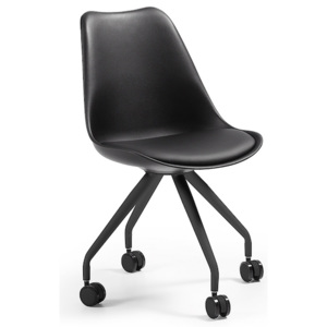 LaForma :: Krzesło biurowe LARS czarne - czarny
