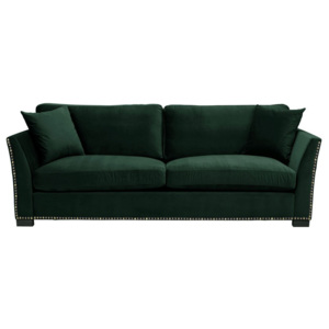 Zielona sofa 3-osobowa The Classic Living Pierre