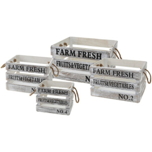 Komplet 4 skrzynek Farm Fresh