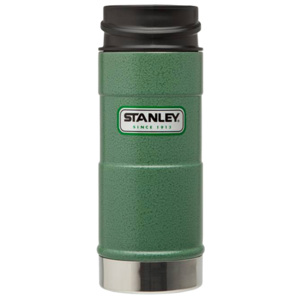 Stalowy kubek termiczny jednoręczny 0,35 l Stanley Classic zielony
