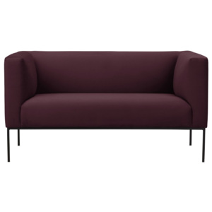 Burgundowa sofa 2-osobowa Windsor & Co Sofas Neptune