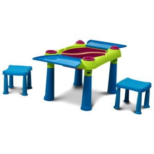 Stolik edukacyjny 56x79x50cm Bazkar CREATIVE TABLE niebieski