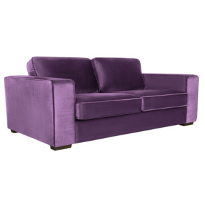 Fioletowa sofa 3-osobowa Cosmopolitan Design Denver