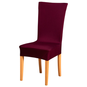 Uniwersalny elastyczny pokrowiec na krzesło - bordowy - velikost uni