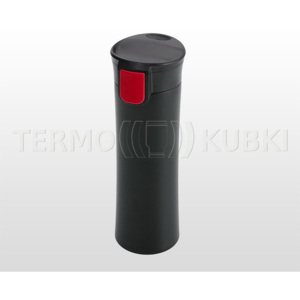 Kubek termiczny 540 ml ASTON (czarny/czerwony)