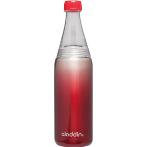 Butelka na wodę 0,6 l Aladdin Fresco Twist&Go czerwona stalowa