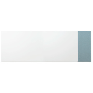 Tablica biała bez ram 2990x1190mm + tablica 500x1190mm jasnoniebieska