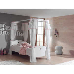 Łóżko dziecięce z baldachimem Amori AMKB9014 - Baldachim: 90x200