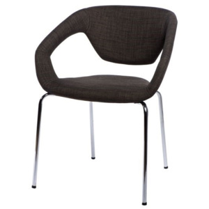 Krzesło Space tapicerowane (brązowe) D2