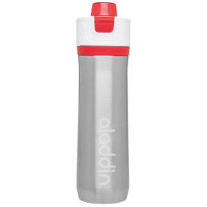 Butelka na wodę 0,6 l Aladdin Active Hydration czerwona stalowa