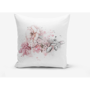 Poszewka na poduszkę z domieszką bawełny Minimalist Cushion Covers Ogea Flower Leaf, 45x45 cm