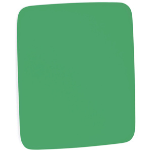 Szklana tablica z zaokrąglonymi narożnikami, 500x500 mm, zielony