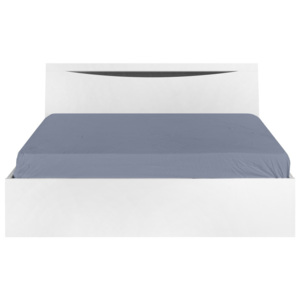 Białe łóżko dwuosobowe Artemob Letty, 160x200 cm