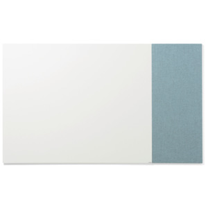 Tablica biała bez ram 1490x1190mm + tablica 500x1190mm jasnoniebieska