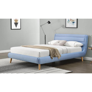 Łóżko Dalmar 160x200 - błękitne