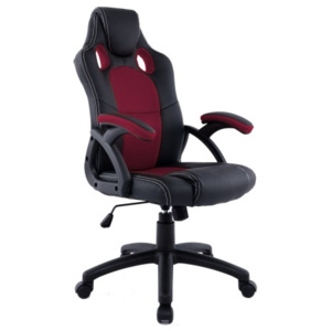 Fotel obrotowy gamingowy X6 Black/Wine Red