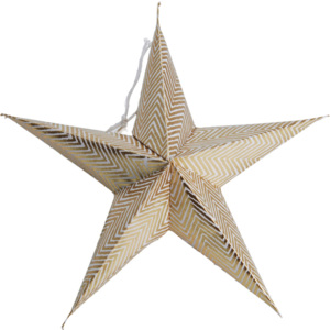 Dekoracyjna papierowa gwiazda 18cm 5 szt