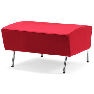 Moduł sofy Wave, siedzisko proste, S 600 mm, czerwona
