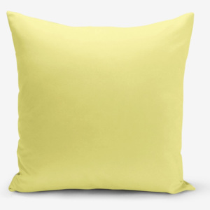 Żółta poszewka na poduszkę z domieszką bawełny Minimalist Cushion Covers , 45x45 cm