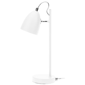 Metalowa lampka stołowa na biurko 37cm - kolor biały