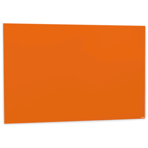 Szklana tablica suchościeralna, 1000x1500 mm, pomarańczowy