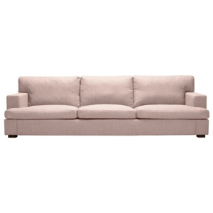 Jasnoróżowa sofa 3-osobowa The Classic Living Daphne