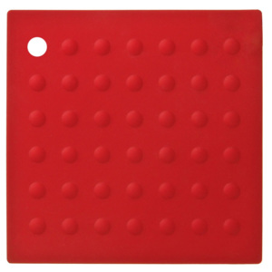 Czerwona silikonowa podkładka pod garnki Premier Housewares Zing