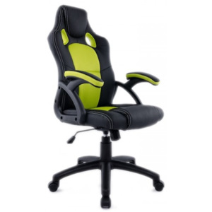 Fotel obrotowy gamingowy X6 Black/Apple Green