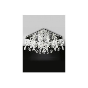 Plafon lampa sufitowa Class 20 LP-0726 20 biała, czarny, srebrny, transparentny Kryształ Light Prestige -