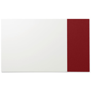 Tablica biała bez ram 1490x1190mm + tablica 500x1190mm czerwona