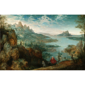 Reprodukcja Landscape with the flight into Egypt, Pieter Bruegel