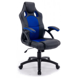 Fotel obrotowy gamingowy X6 Black/Dark Blue