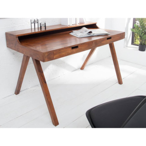 Stylowe biurko MONSOON z drewna akacji (120 cm)