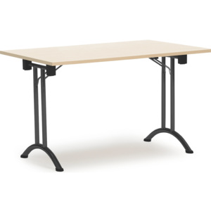 Stół MARINA, składany, 1200x800x735 mm, brzoza, czarny