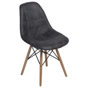 Krzesło P016W Pico jasne drewniane nogi (grafitowe) D2