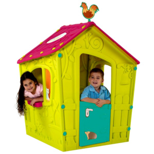 Domek dla dzieci 110x110x146cm Bazkar MAGIC PLAYHOUSE zielony