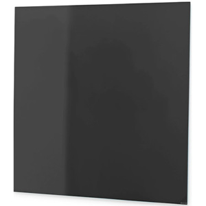Szklana tablica suchościeralna, 300x300 mm, czarny