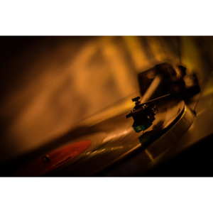Fototapeta na ścianę gramofon w ciepłym świetle FP 4900