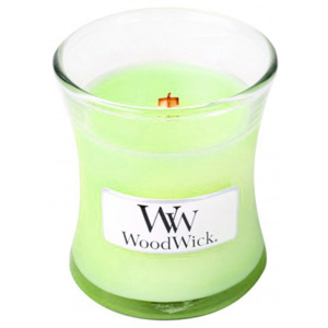 Świeczka zapachowa WoodWick w owalnym szkle Mint Basil