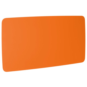 Szklana tablica suchościeralna, zaokrąglone narożniki, 2000x1000 mm, pomarańczowy