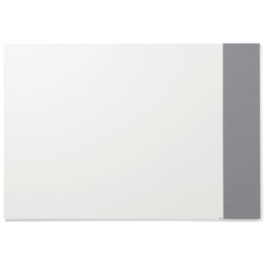 Tablica biała bez ram 1490x1190mm + tablica 250x1190mm jasnoszara
