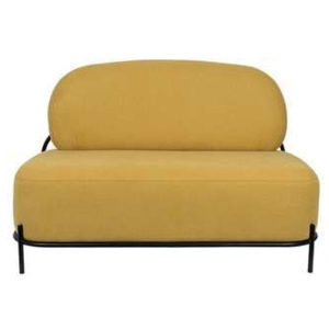 Sofa 2-osobowa POLLY żółta - żółty
