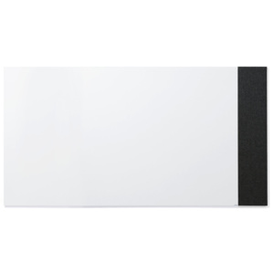 Tablica biała bez ram 1990x1190mm + tablica 250x1190mm ciemnoszara