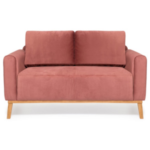 Jasnoróżowa sofa 2-osobowa Vivonita Milton Trend