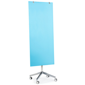 Mobilna tablica szklana 650x1575 mm, jasny niebieski