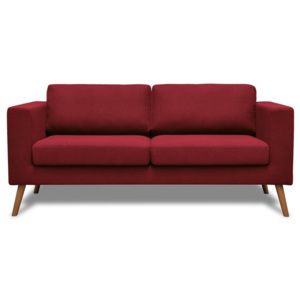 Czerwona sofa 3-osobowa Kooko Home Disco