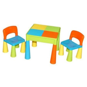 Zestaw krzesełek i stolika multi color - zniżka dla rejestrowanych