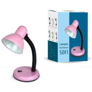 Lampka biurkowa E27 SOFI Nilsen różowa FN014 -