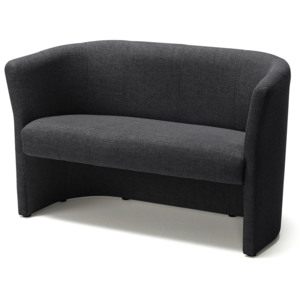 Sofa CLICK, 2-osobowa, tkanina, czarny